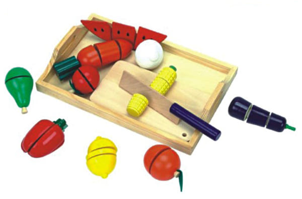 Đồ chơi cắt hoa quả bằng gỗ