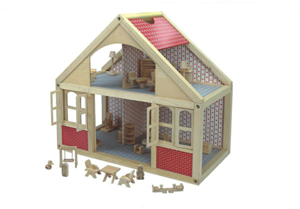 Nhà mô hình bằng gỗ