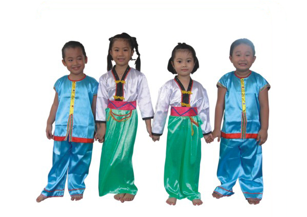 Quần áo dân tộc cho bé - Trang phục biểu diễn - Trang phục hóa trang