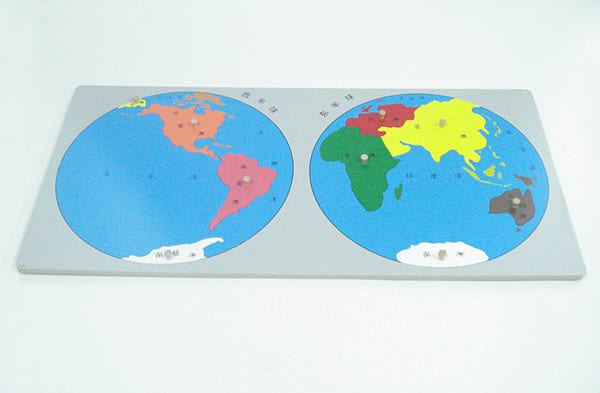 Bộ ghép hình bản đồ thế giới không khung